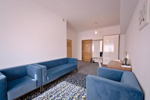 Χώρος καθιστικού στο Hotel Sezam