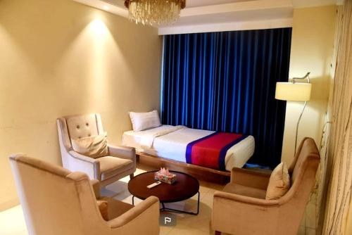 Posezení v ubytování Annex Suites