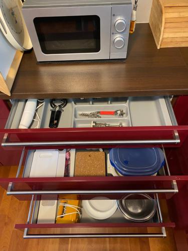 Una cocina o zona de cocina en Nettetal Oase
