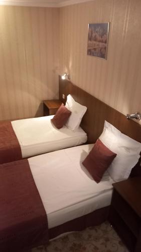 Postel nebo postele na pokoji v ubytování Family Hotel Yagoda88