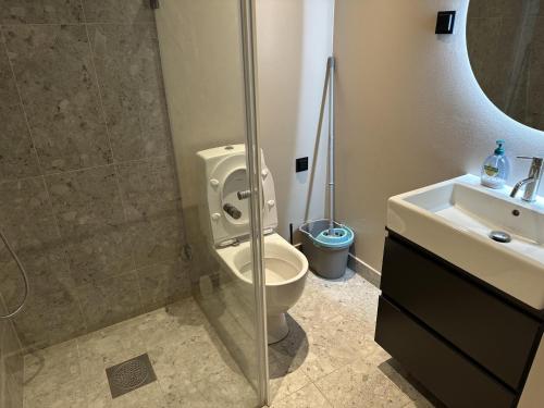Koupelna v ubytování Small 2 room Apartment in Sollentuna