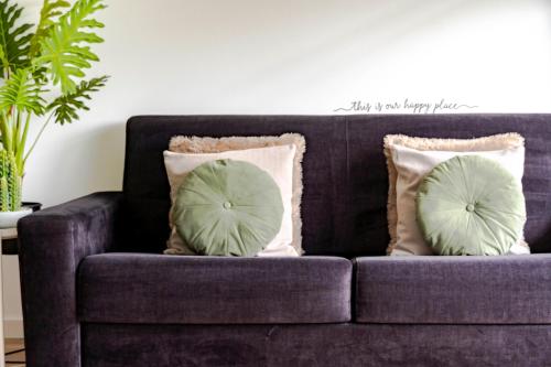 Coin salon dans l'établissement Waterfront Nieuwpoort