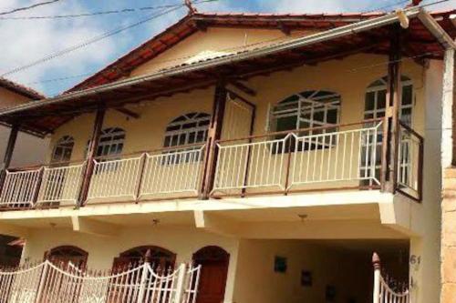 Balkoni atau teres di Casa tranquila e boa localização