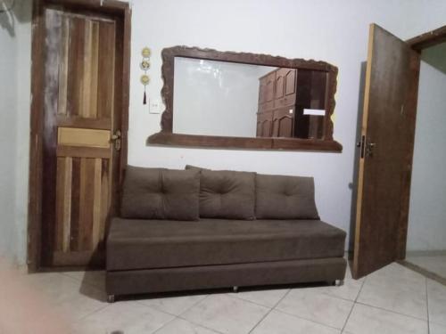 Ruang duduk di Casa tranquila e boa localização