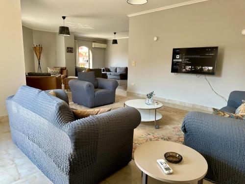 A television and/or entertainment centre at Rentrific