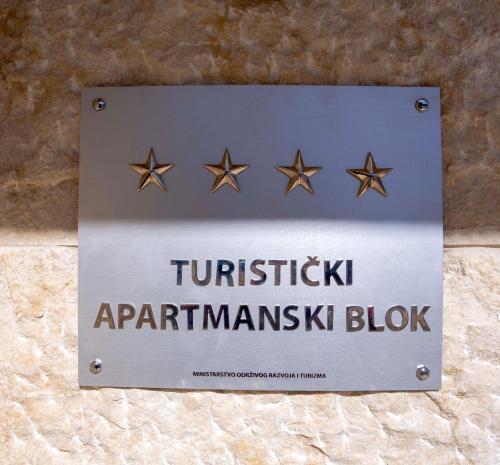Πιστοποιητικό, βραβείο, πινακίδα ή έγγραφο που προβάλλεται στο Apart Hotel Gondola Kolasin