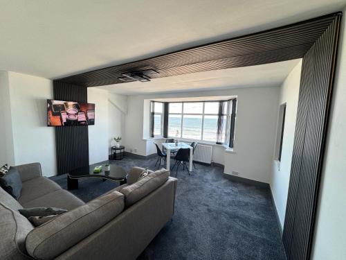 Μια τηλεόραση ή/και κέντρο ψυχαγωγίας στο Seaviews Apartment 1, Whitley Bay Sea Front