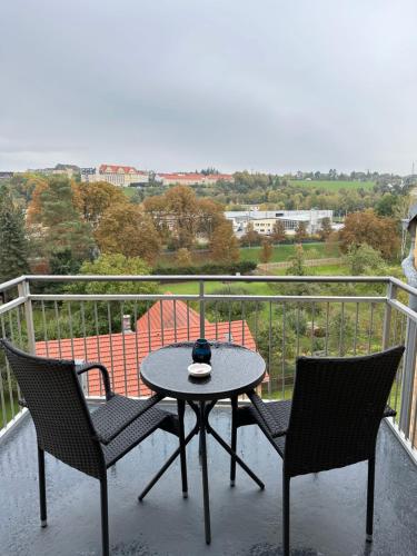 Μπαλκόνι ή βεράντα στο Ferienwohnung BX