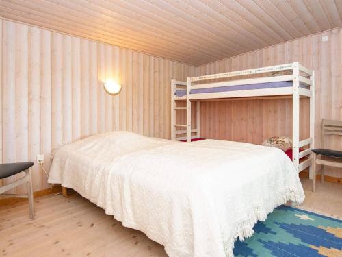 En eller flere senge i et værelse på Holiday home Aabenraa LXXVI