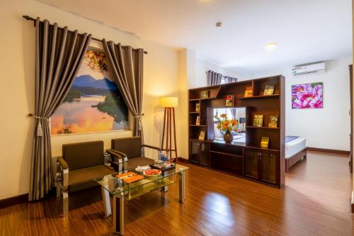 Posezení v ubytování Baly Hotel Hue