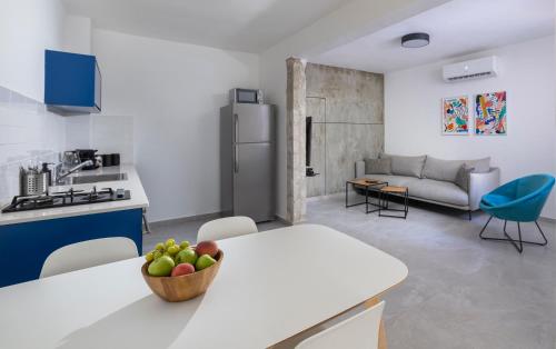 Kuchyň nebo kuchyňský kout v ubytování Alapark - MORE apartments