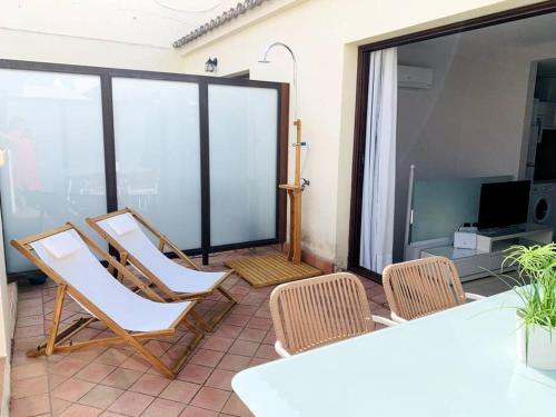 Apto. con terraza privada centro