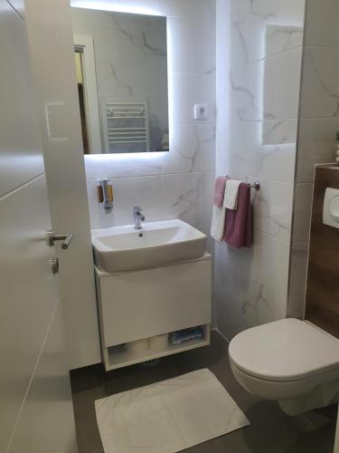 Koupelna v ubytování Apartman Ada Banja Luka