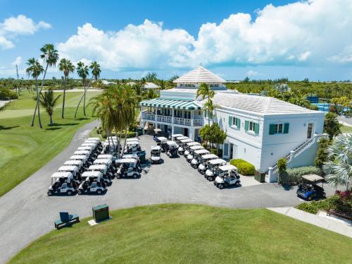 an aerial view of the clubhouse of a resort at 10 The Enclave in Providenciales