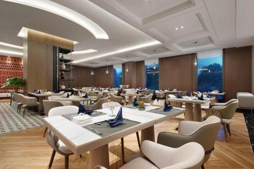 Posezení v ubytování Crowne Plaza Dujiangyan by IHG