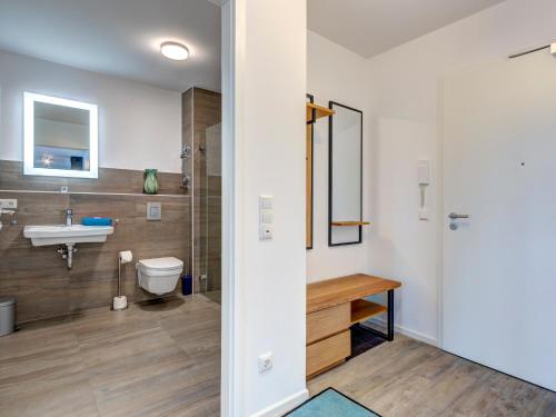Koupelna v ubytování Apartment "Zauberblick"