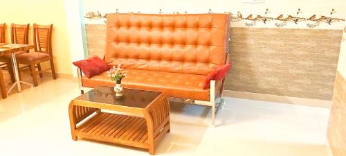 Zona de estar de Mahalakshmi Homestay