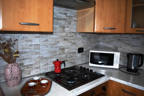 Dapur atau dapur kecil di Art Village Residence