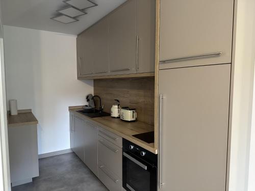 Η κουζίνα ή μικρή κουζίνα στο Willma Apartmenthaus
