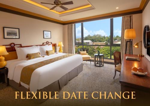 Katil atau katil-katil dalam bilik di Silk Path Grand Hue Hotel