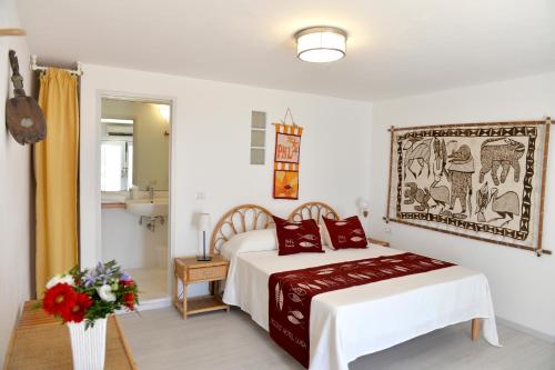 Cama o camas de una habitación en Piccolo Hotel Luisa