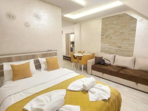 Ένα ή περισσότερα κρεβάτια σε δωμάτιο στο Mountain angel