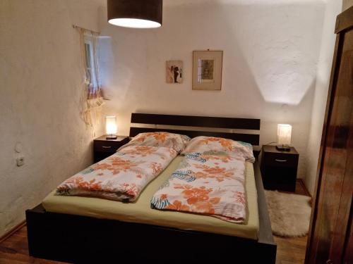 Ein Bett oder Betten in einem Zimmer der Unterkunft Refugium Ottenthal