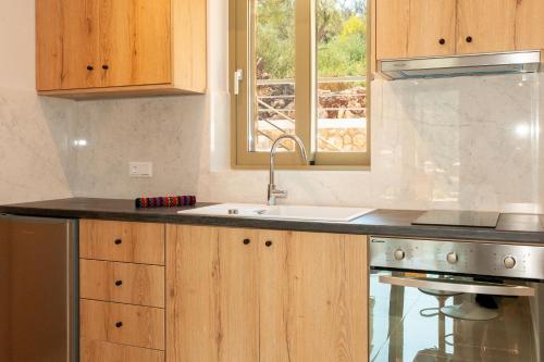 Cucina o angolo cottura di Milos Mountain - Villa Nikitas