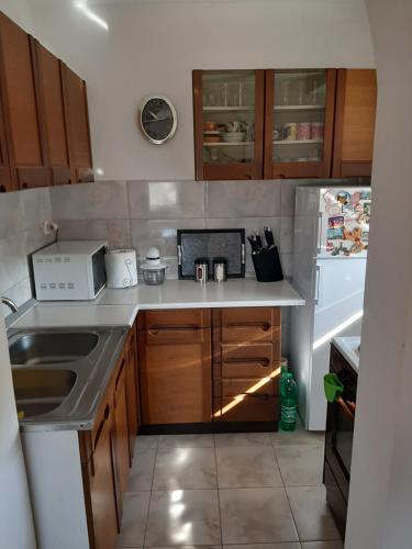 Kuchyň nebo kuchyňský kout v ubytování Apartman-Glavas