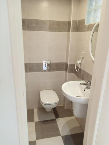 Et badeværelse på Appartement meublé à Hammamet Nord