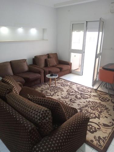 Et opholdsområde på Appartement meublé à Hammamet Nord