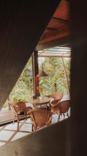 Χώρος καθιστικού στο Bukit Raya Guesthouse