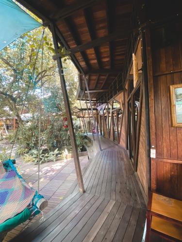 Μπαλκόνι ή βεράντα στο Bukit Raya Guesthouse