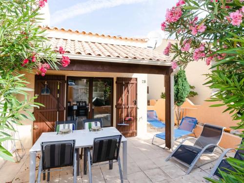 Pavillon Studio Mezzanine à Narbonne-Plage avec Piscine - FR-1-409-241
