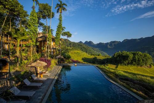 Landskap semula jadi dekat dengan resort