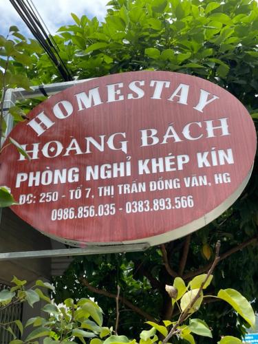 a sign for a hong kong beach phone istg istg istg istg istg istg at Hoàng Bách homestay in Dồng Văn