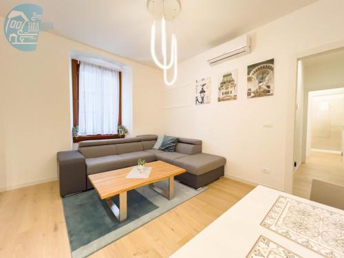 Χώρος καθιστικού στο Piazza della Borsa 3B Tirabora Short Rent