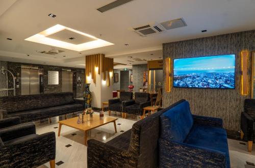 Zona de estar de Demiray Hotel Old City