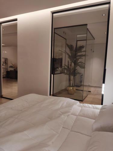 Llit o llits en una habitació de شقة فندقية جميله