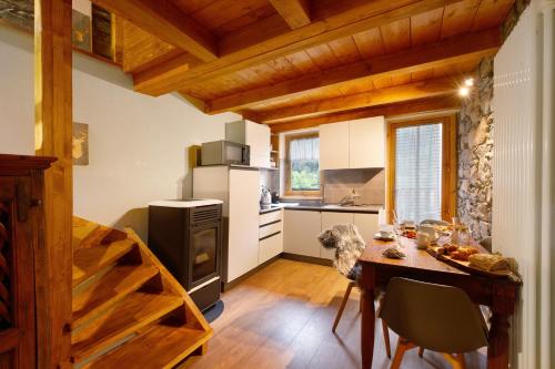 Dapur atau dapur kecil di Lodge de la Fontaine