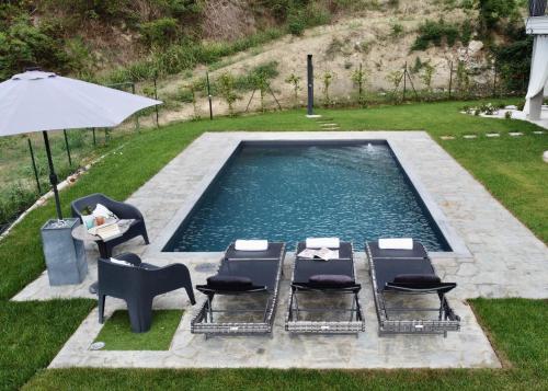 Villa Grassi with pool Nizza Monferrato