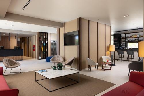 Posezení v ubytování B21 Lifestyle Hotel