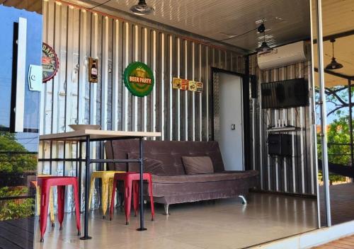 Ruang duduk di Ypê Flats e Containers