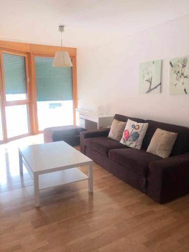 Svetainės erdvė apgyvendinimo įstaigoje Apartamento en Santoña