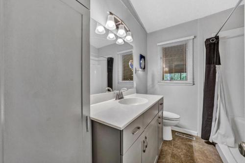 Koupelna v ubytování Blue Heron Cottage