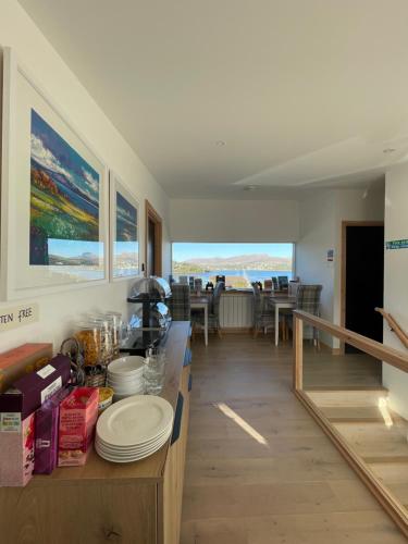 Posezení v ubytování Taigh Scalpaigh