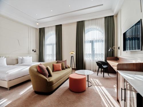 Postel nebo postele na pokoji v ubytování Crowne Plaza Tashkent by IHG