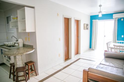 Dapur atau dapur kecil di Paramar Praia Grande