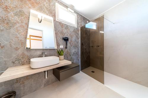 Koupelna v ubytování Murieri Rooms