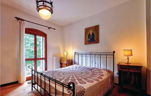 A bed or beds in a room at Villa Cicogna